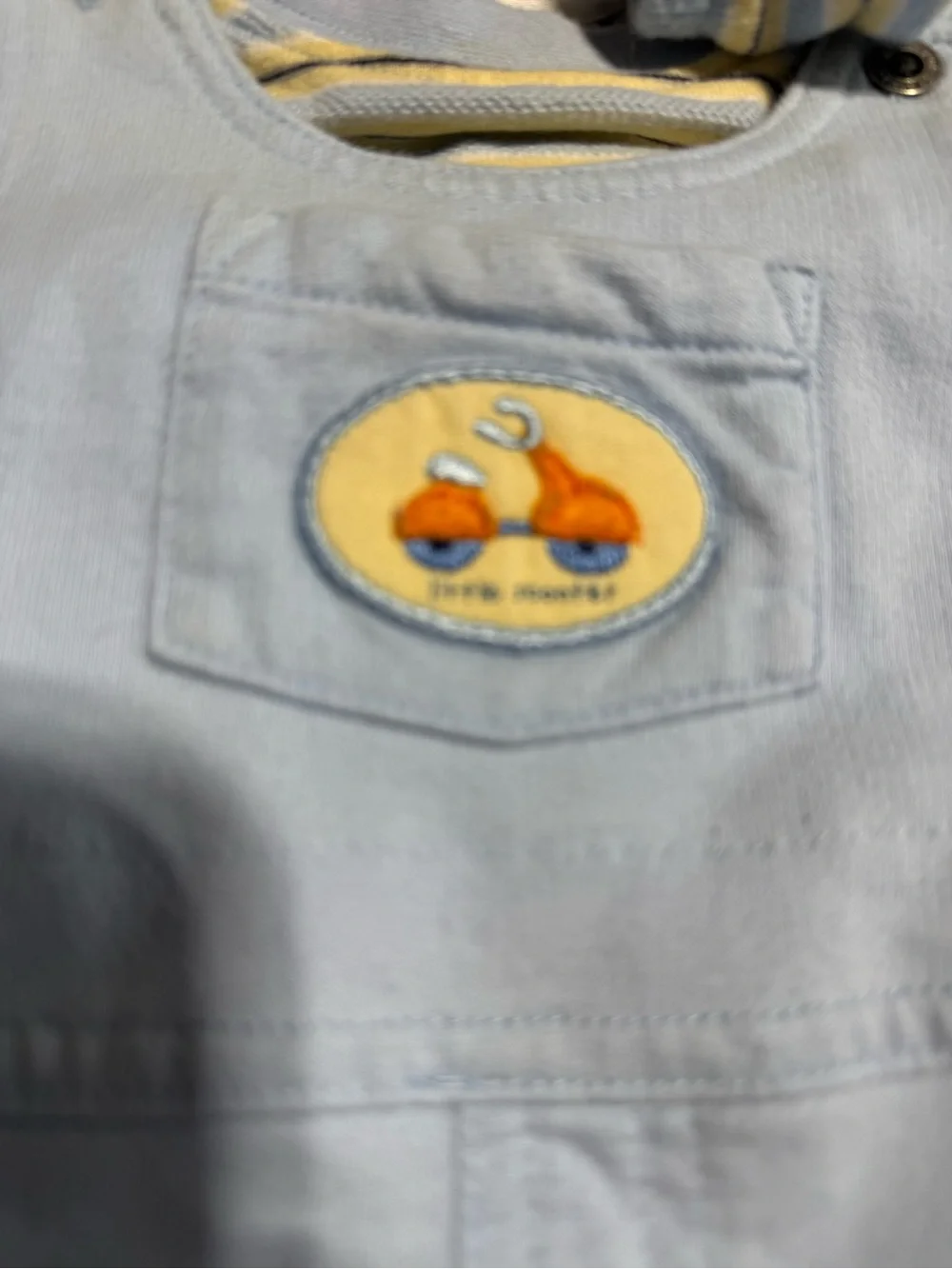 Vintage 1998 Gymboree Rainbow Tag Blue Overalls‎ Striped Onesie Socks Set NB